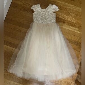 Champagne long dress